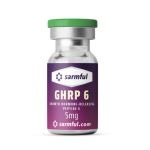 GHRP6 peptide vial front label