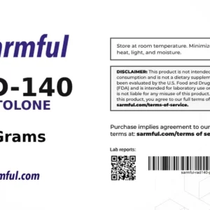 rad-140 powder label